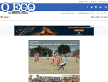 Tablet Screenshot of jornaloeco.com.br